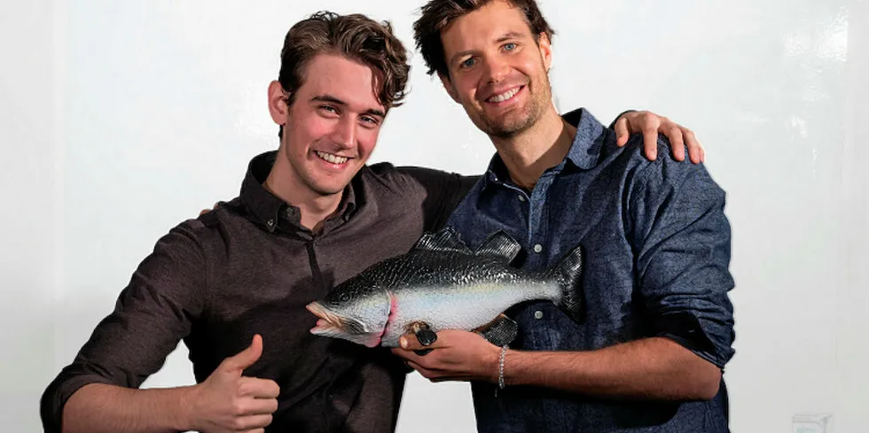 Swedish startup pioneers plant-based shredded salmon. Emil Wasteson, Tom Johansson.
