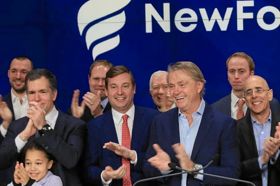 New Fortress Energy founder and chief executive Wes Edens at the New York Stock Exchange in 2019.