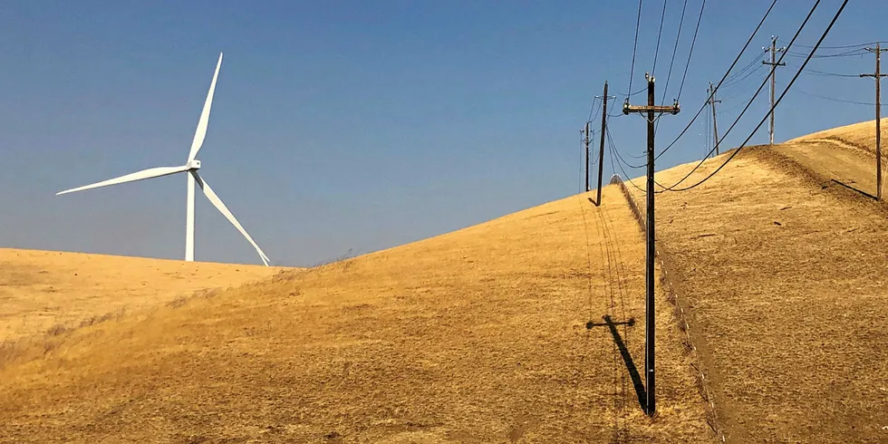 A NextEra wind farm in California.