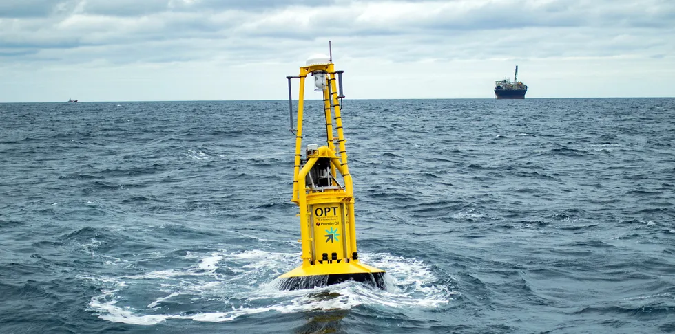 Ocean Power Technologies' PowerBuoy.