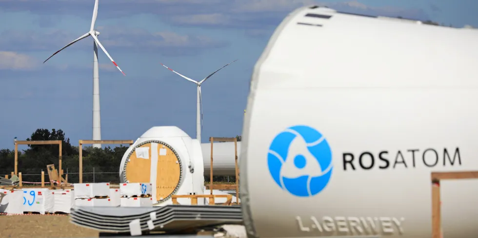 Rosatom is one of the players already building wind capacity in Russia.