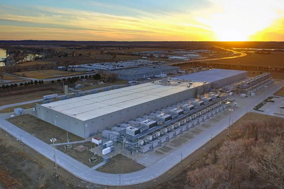 A Google Data Center in Council Bluffs, Iowa.