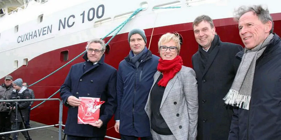 Samherji's new vessel Christening ceremony.