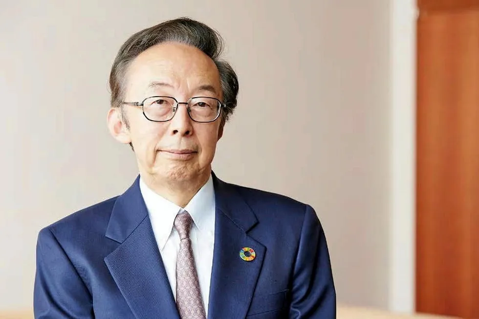 Japex representative director and chairman Masahiro Fujita,