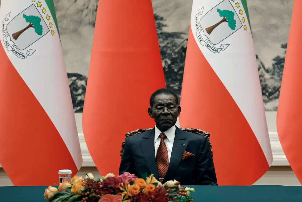 Teodoro Obiang Nguema Mbasogo, President of Equatorial Guinea , met China's President Xi Jinping in Beijing in May 2024.