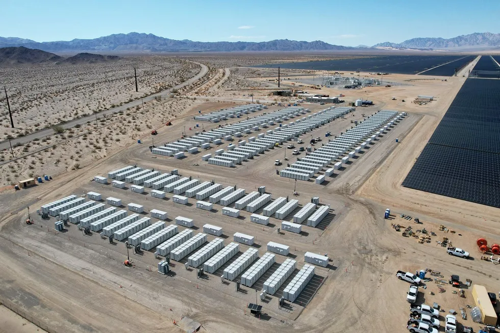 A Nextera energy storage site.