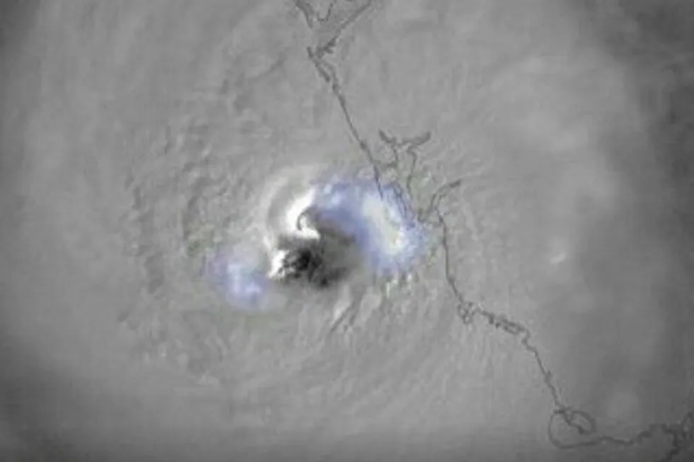 Damage limitation: Majority of oil and gas production in the US Gulf has swerved the Category 4 storm.