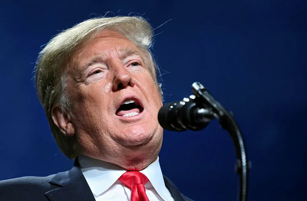 US President Donald Trump