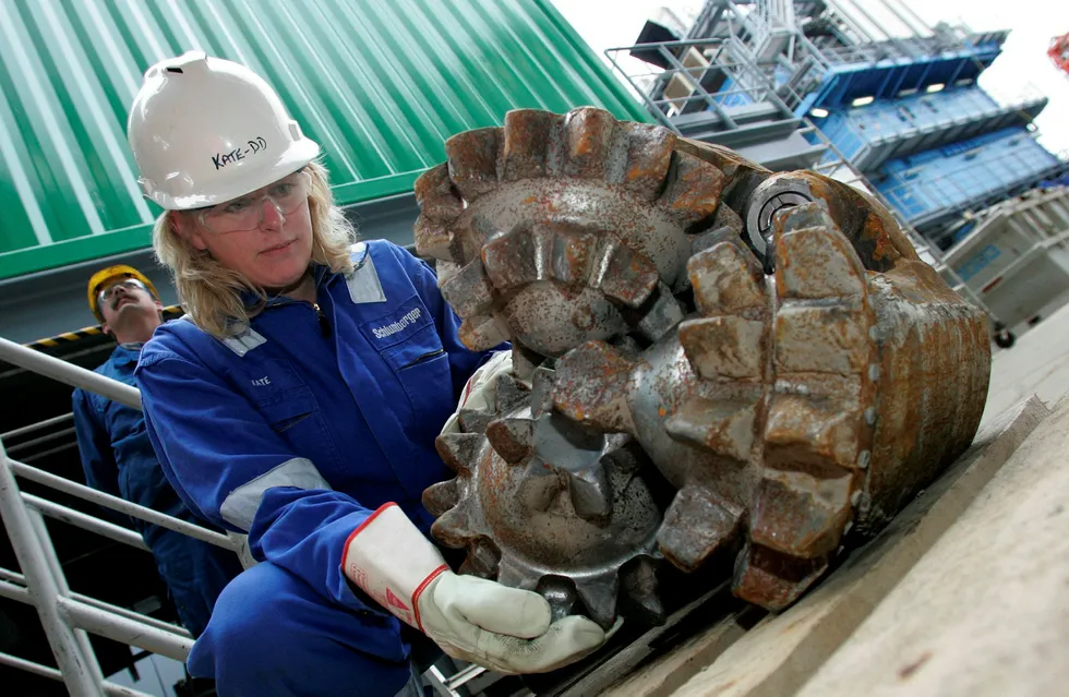 Drilling ahead on the Mittelplate, an artificial island in the German North Sea operated by WIntershall DEA and RWE