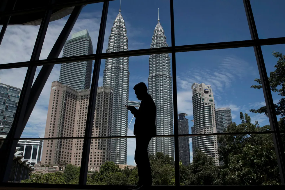 Limbayong on the march: Petronas Towers in Kuala Lumpur, Malaysia