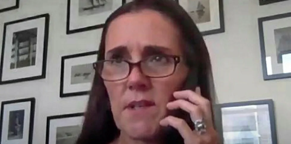 Slade Gorton Kim Gorton testifying before the US House on Sept. 30, 2020.
