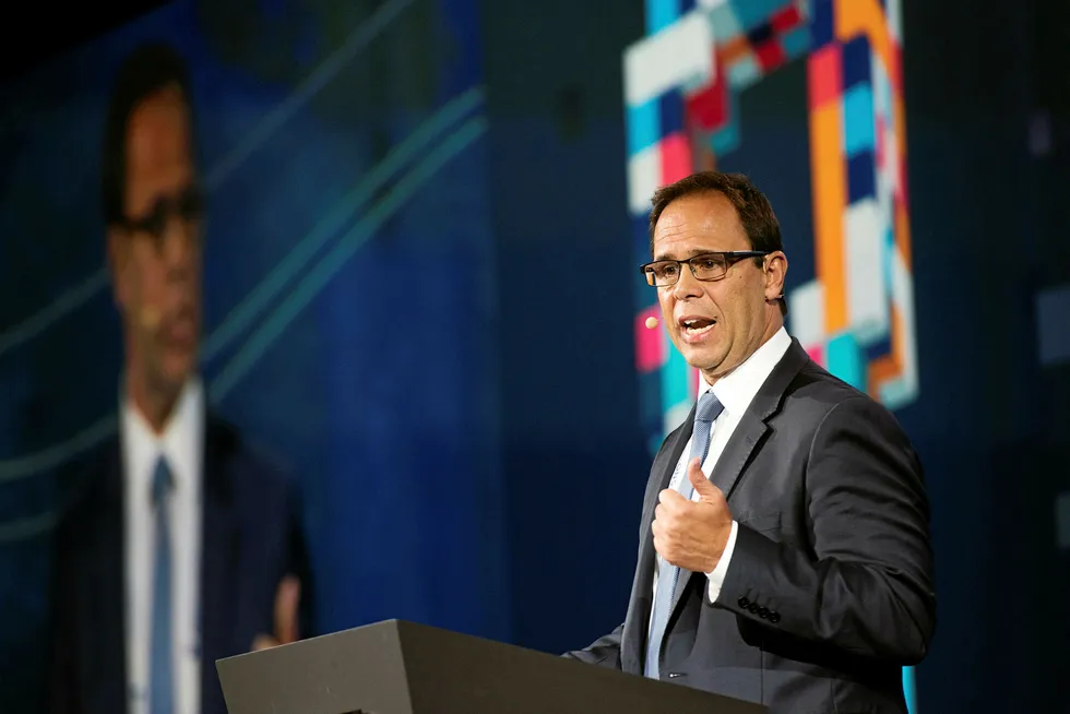 Improved results: Aker Solutions chief executive Luis Araujo