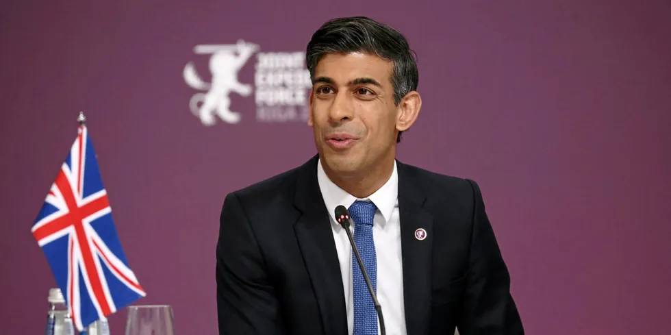 British Prime Minister Rishi Sunak is under pressure over renewables policy.