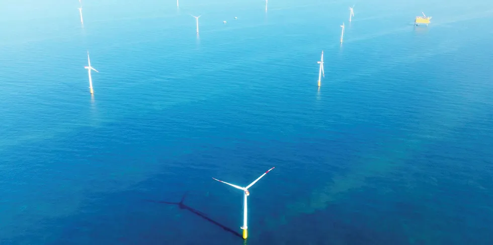 The DanTysk project in the German North Sea.
