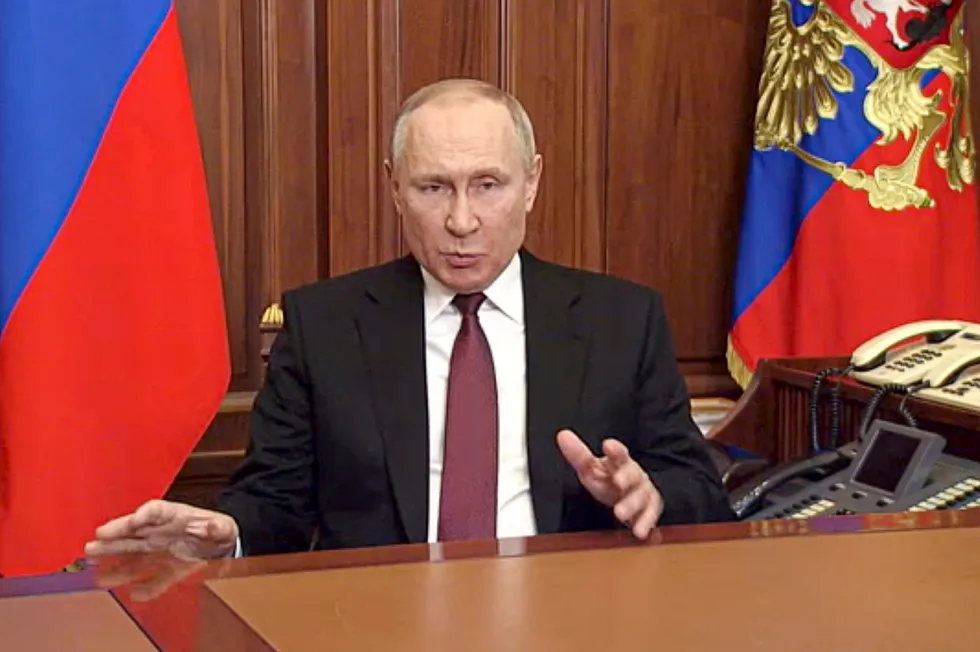 Reaction: Russian President Vladimir Putin has put the nation's 'deterrent forces' on high alert in the face of increased sanctions from the West