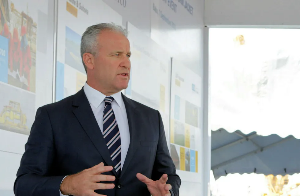 Improvements: BP senior vice president of projects Ewan Drummond.