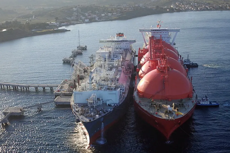 In operation: Hoegh LNG’s Neptune floating storage and regasification unit