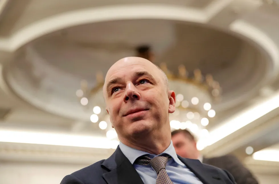 No step back: Russian Finance Minister Anton Siluanov calls for investment into other branches of country's economy besides oil and gas
