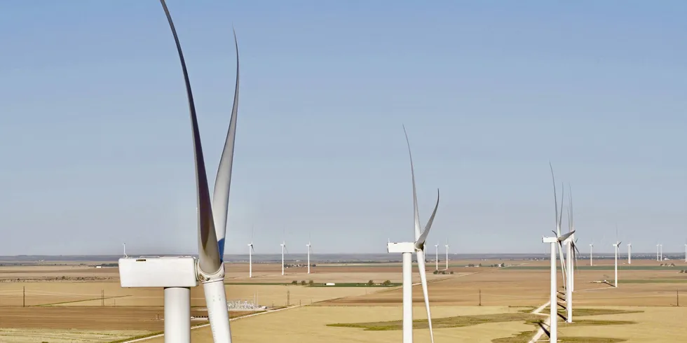 A US wind farm