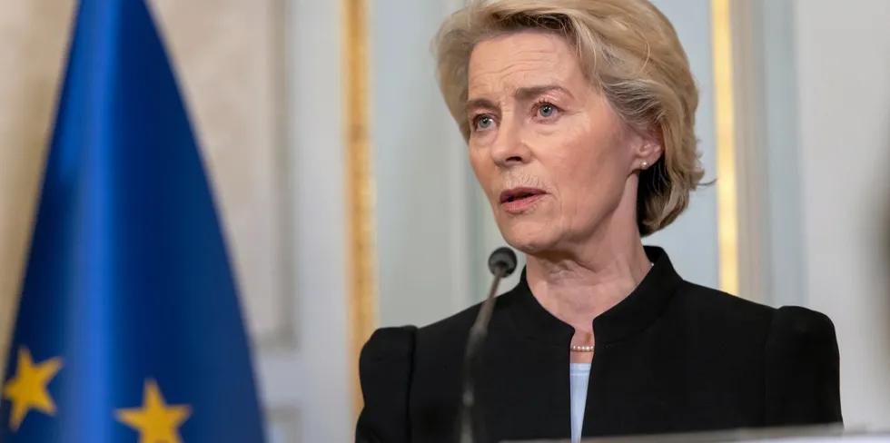 European Commission President Ursula von der Leyen.