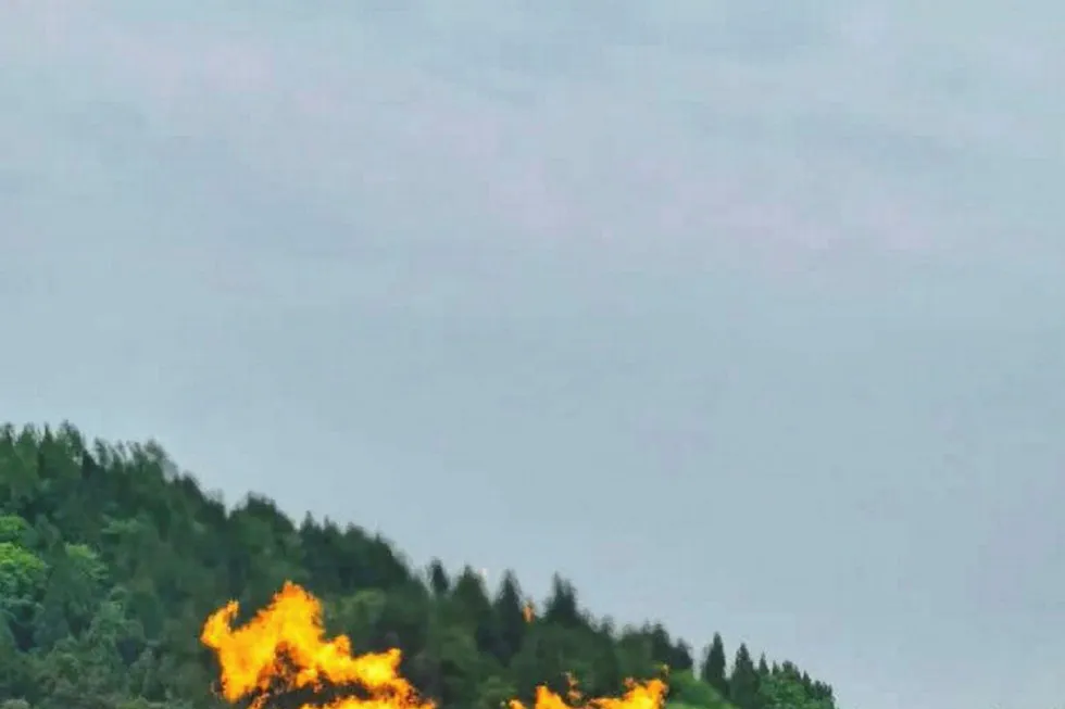 Firing up: the Pentan-1 discovery flowed more than 1 million cubic metres of gas on testing