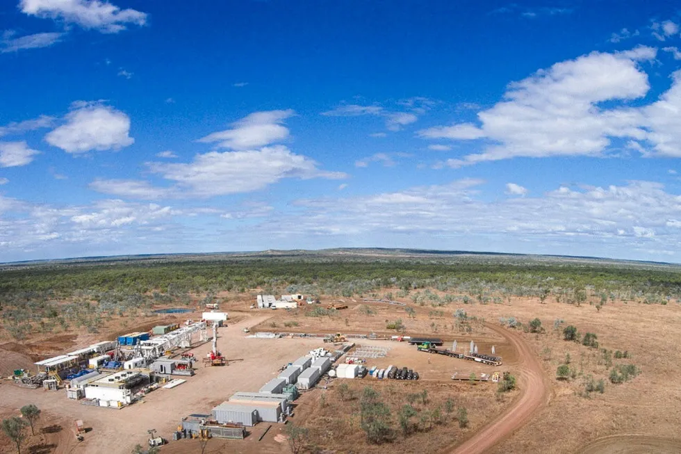 Wide view: Santos' Tanumbirini-1 location in the Beetaloo basin, northern Australia