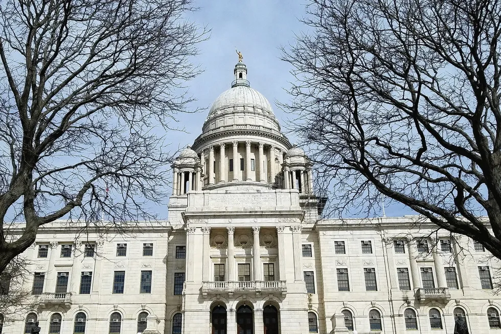. Rhode Island State House in Providence.