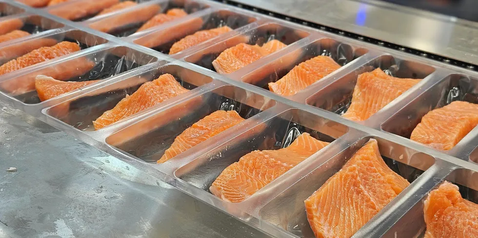 Wind and rain have created challenges for salmon deliveries and therefore sent prices up.