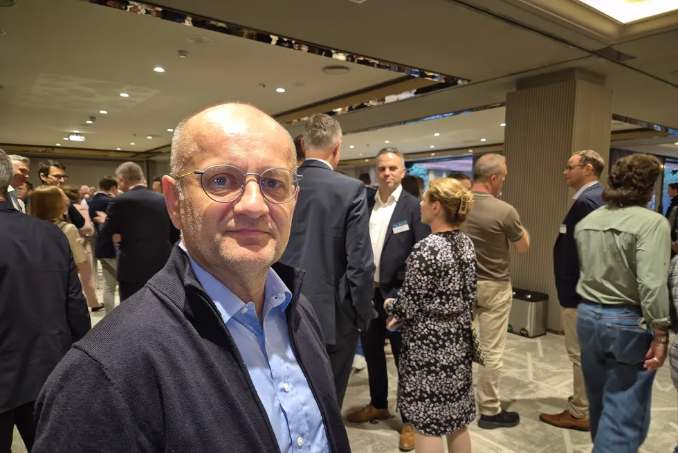 DNB Senior Vice President Dag Sletmo attended the Fish Pool event ahead of the major seafood expo in Barcelona.