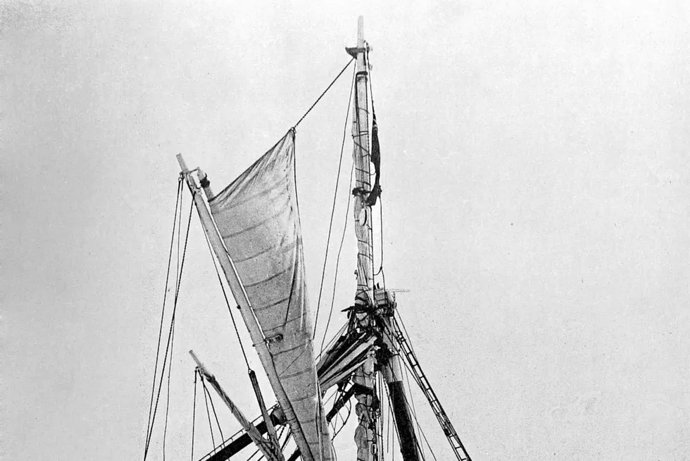 Frozen: the Endurance sank during Shackleton’s ill-fated expedition in 1915