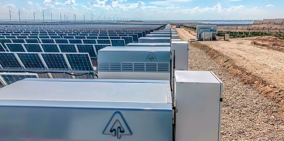 Invinity vanadium flow battery installation