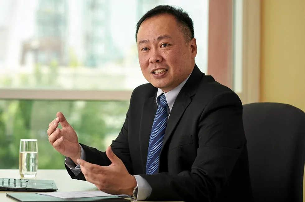 Cancellation: Seatrium chief executive Chris Ong.