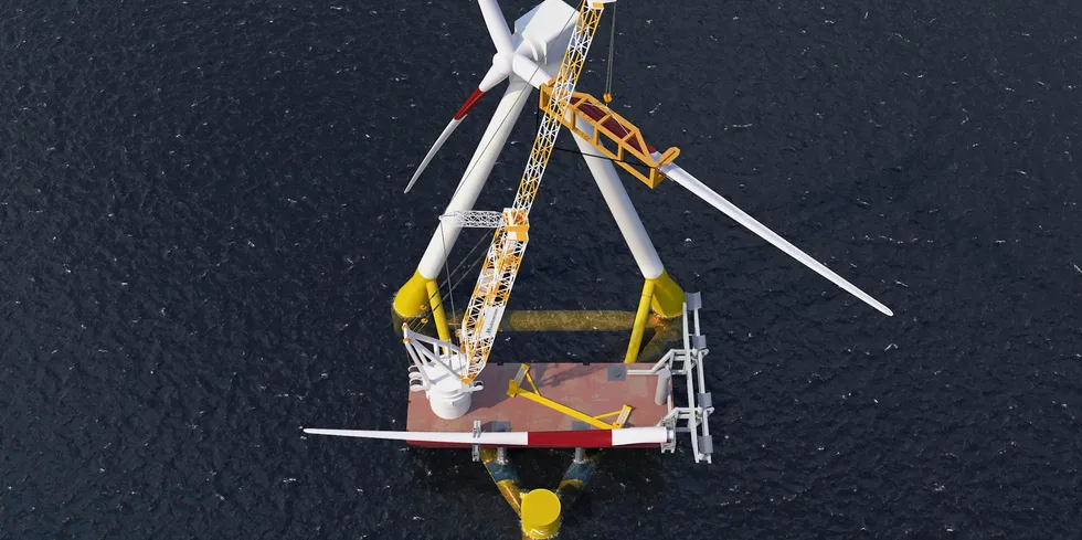 Fred Olsen 1848's Brunel Maintenance Solution for floating wind turbines