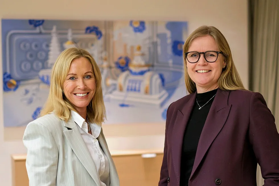 Statkraft executive vice president for people, organisation and sustainability Tone Skuterud (left) and chief executive Birgitte Ringstad Vartdal (right).