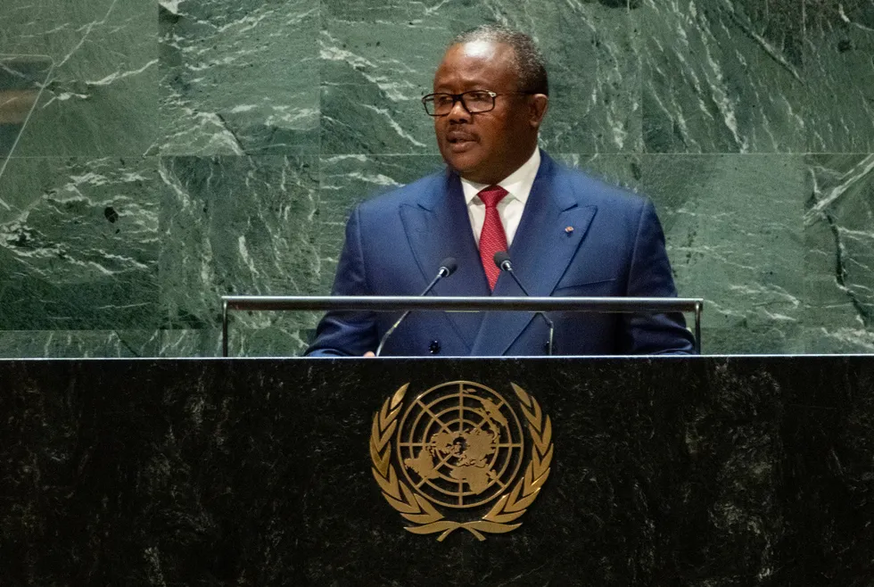 Oil search: Guinea-Bissau President Umaro Sissoco Embalo.