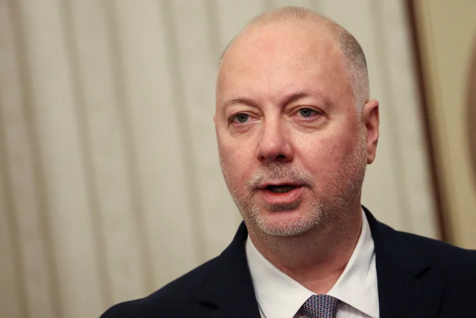 Bulgaria Prime Minister Rosen Zhelyazkov.