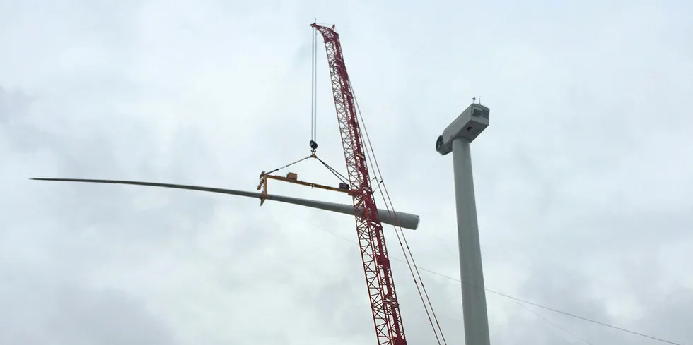 GES construction work at CIP's Valderjalon wind complex in Spain.