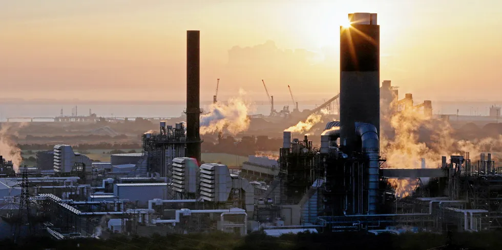 VPI's Immingham gas-fired power plant, where blue hydrogen will be burned to produce power.