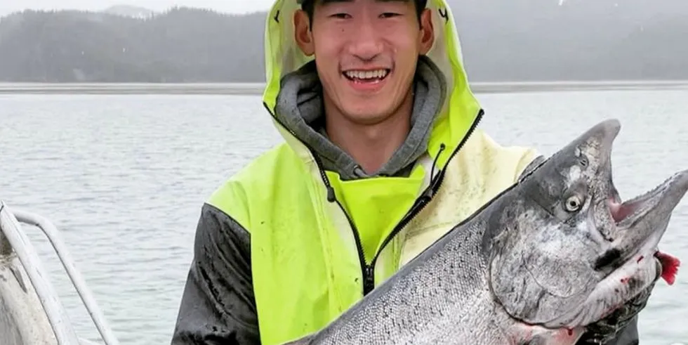 Kyle Lee, an Alaska fisherman and founder of new online e-commerce supplier Alaskan Salmon.