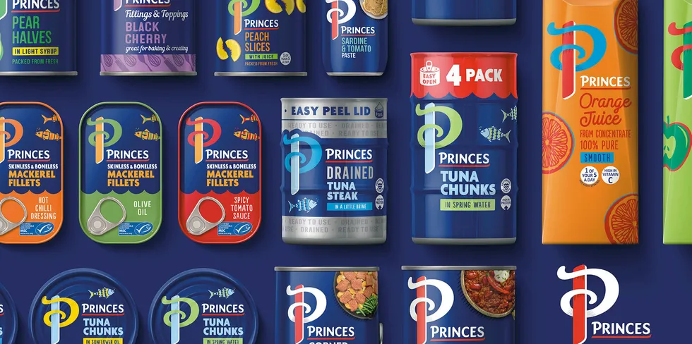 Princes new brand identity.