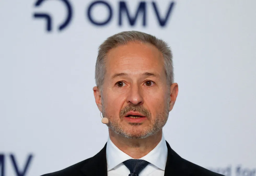 OMV chief executive Alfred Stern