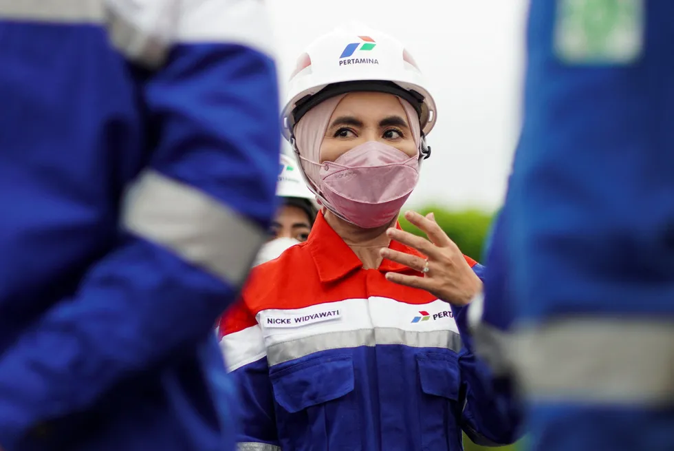 Replaced Pertamina president director, Nicke Widyawati.