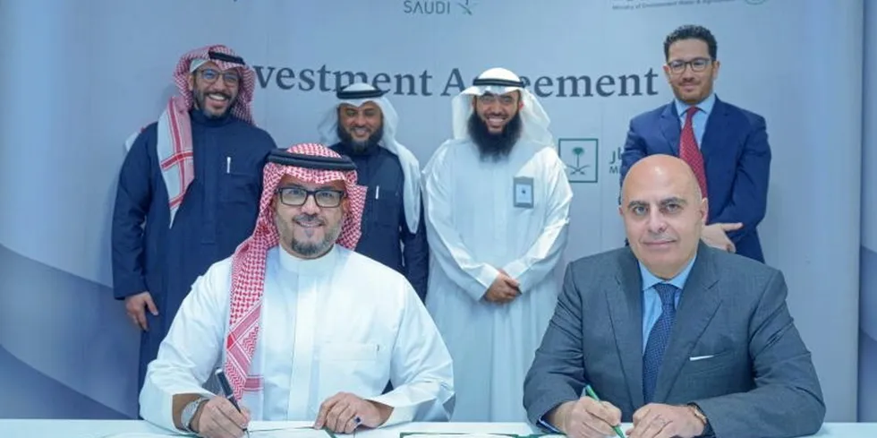 Earlier this year, Pure Salmon signed deal to build $505 million Saudi Arabia land-based salmon farm. Saudi Arabia salmon farm/Pure Salmon.