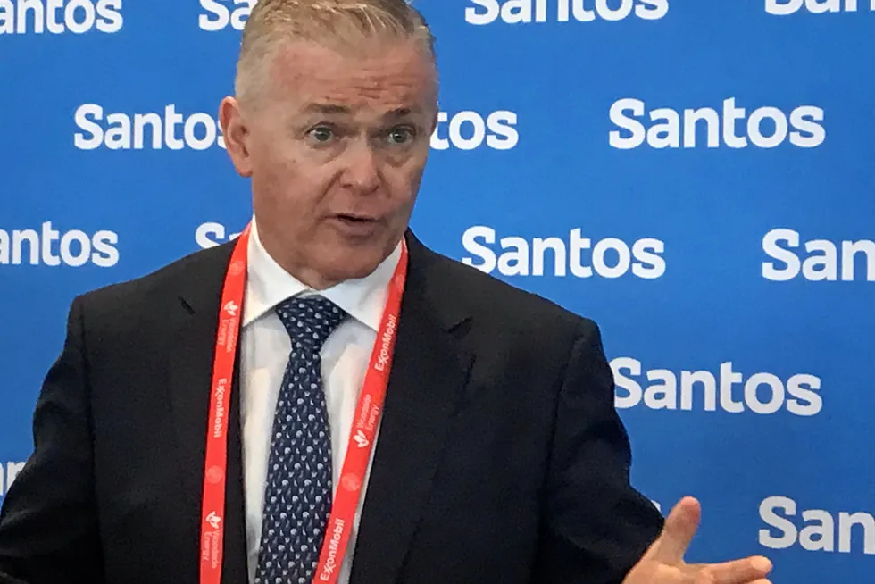 Frustrations: Santos chief executive Kevin Gallagher.