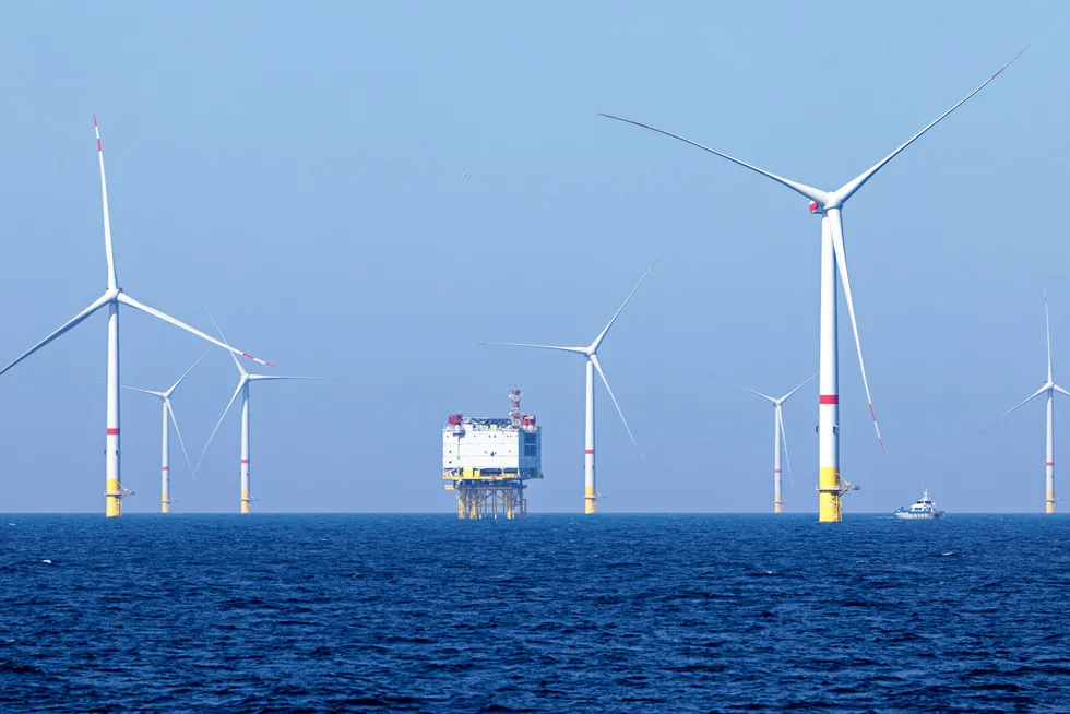 Baltic Eagle wind farm.