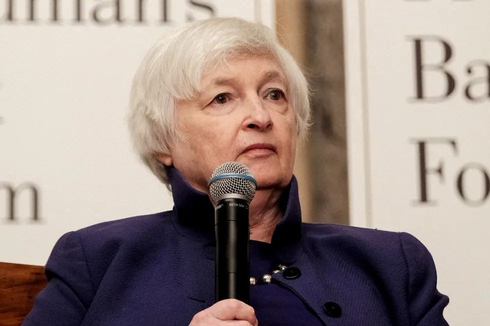US Treasury Secretary, Janet Yellen.