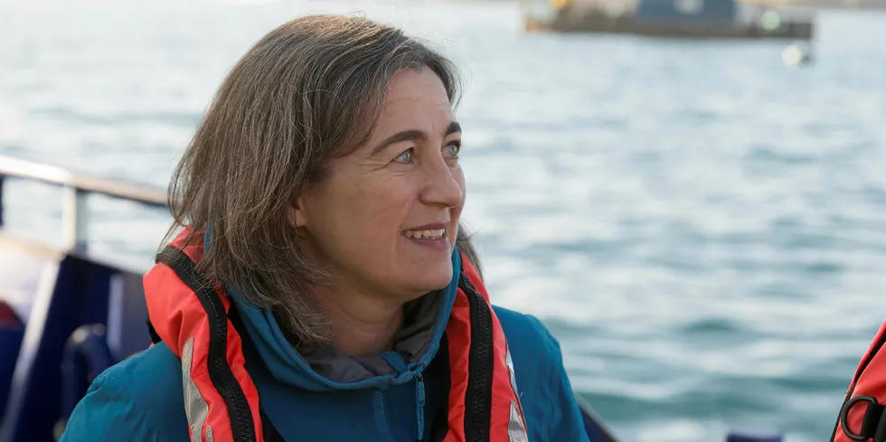 Julie Hesketh-Laird, Chief Executive of the Scottish Salmon Producers Organization (SSPO).