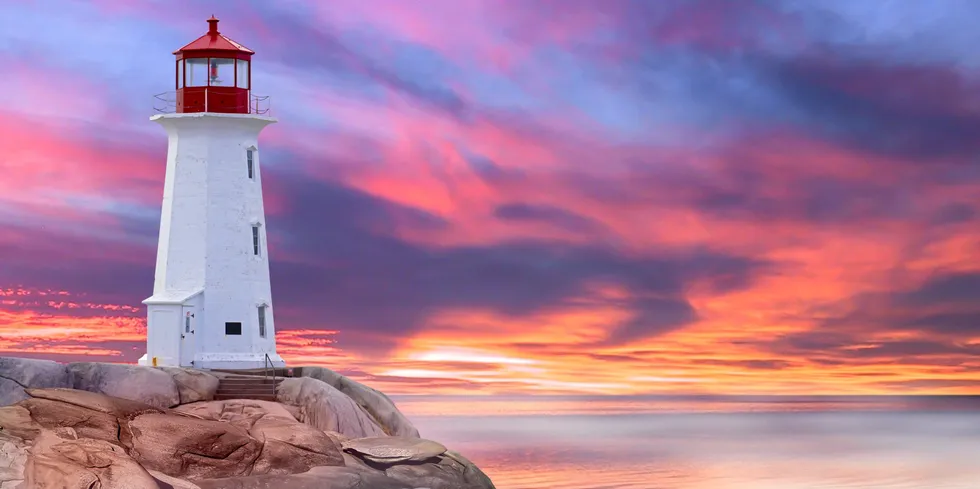 Peggy's Cove, St. Margarets Bay, Nova Scotia. The province could be poised for offshore wind.