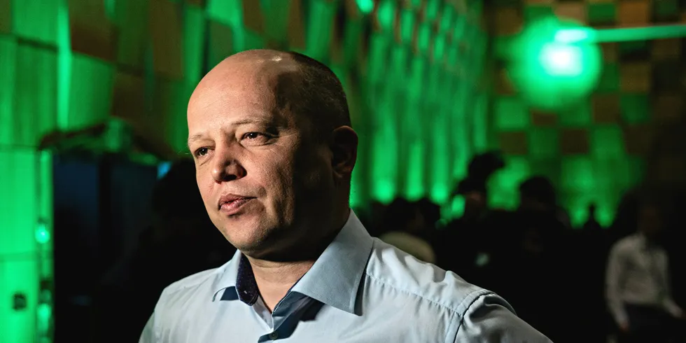 Norway's Minister of Finance Trygve Slagsvold Vedum.
