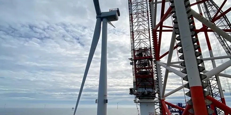 Moray East's final turbine.